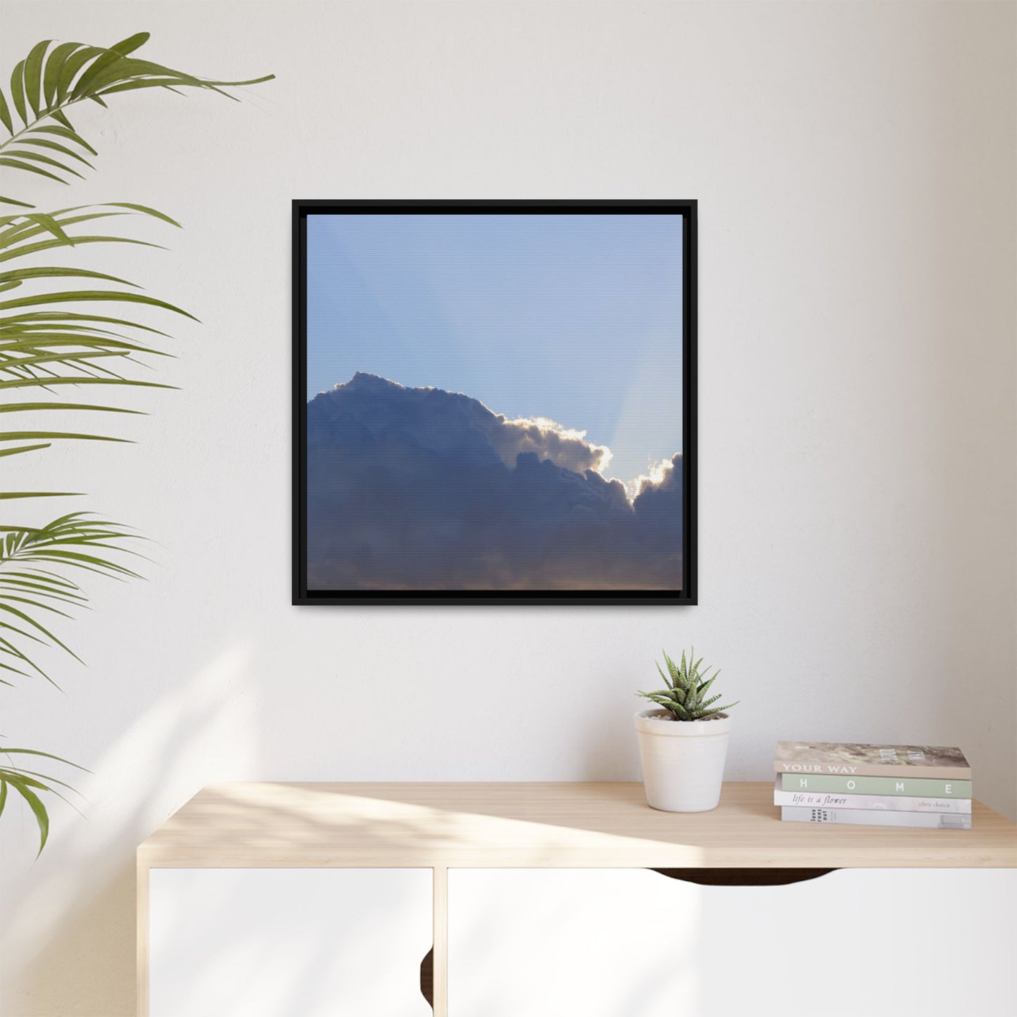 Cloud Divide - Unique Stretched Canvas Wall Art - Art By Earth