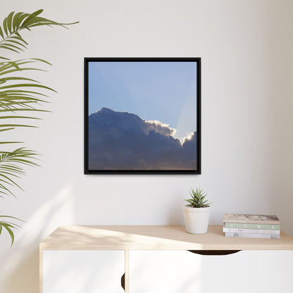 Cloud Divide - Unique Stretched Canvas Wall Art - Art By Earth