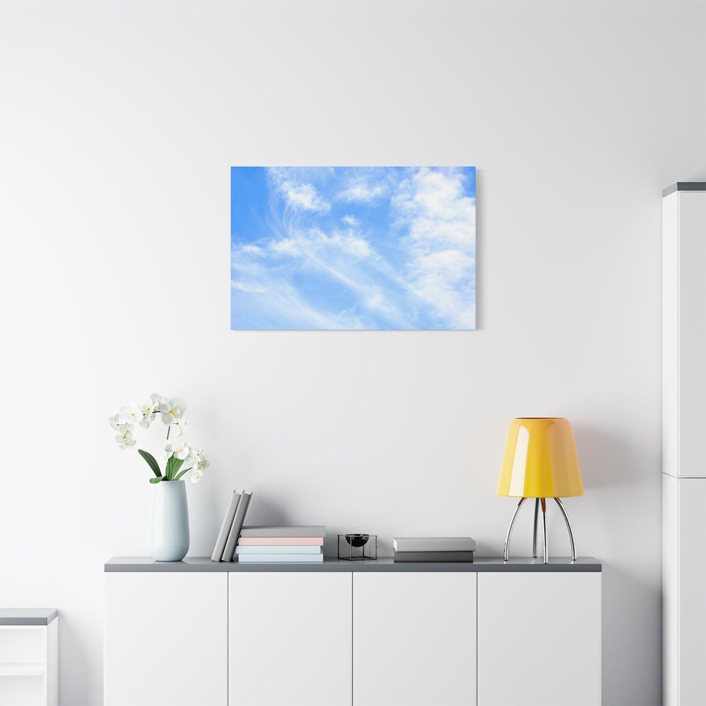 Whispers of Cerulean - Unique Frameless Canvas Wall Art - Art By Earth