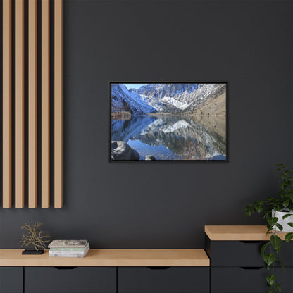 Reflections of Stillness - Unique Stretched Canvas Wall Art