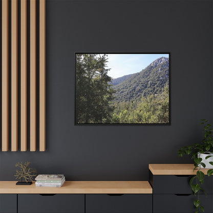 Mountain Valley Forest - Unique Stretched Canvas Wall Art