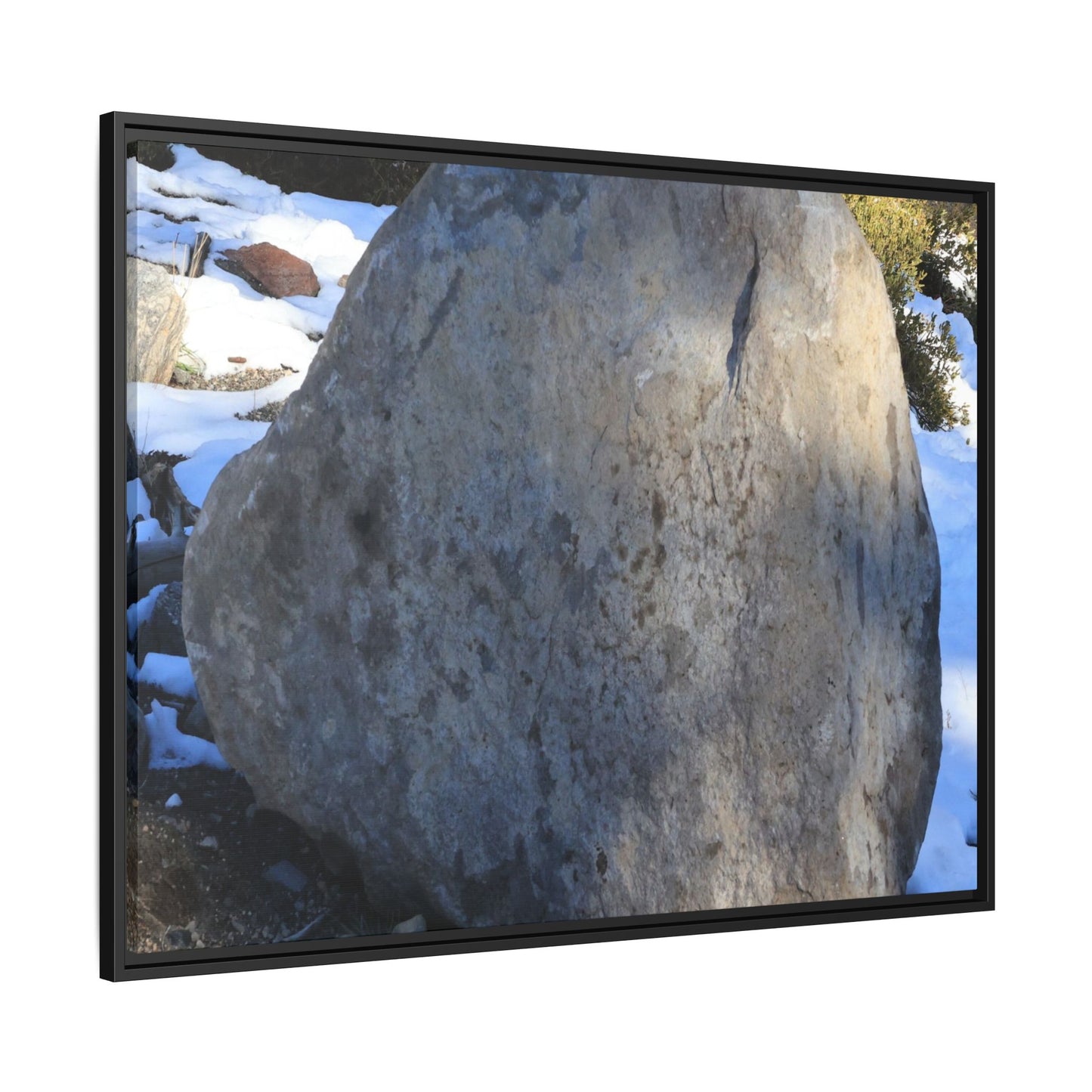 Glacial Solitude - Unique Stretched Canvas Wall Art