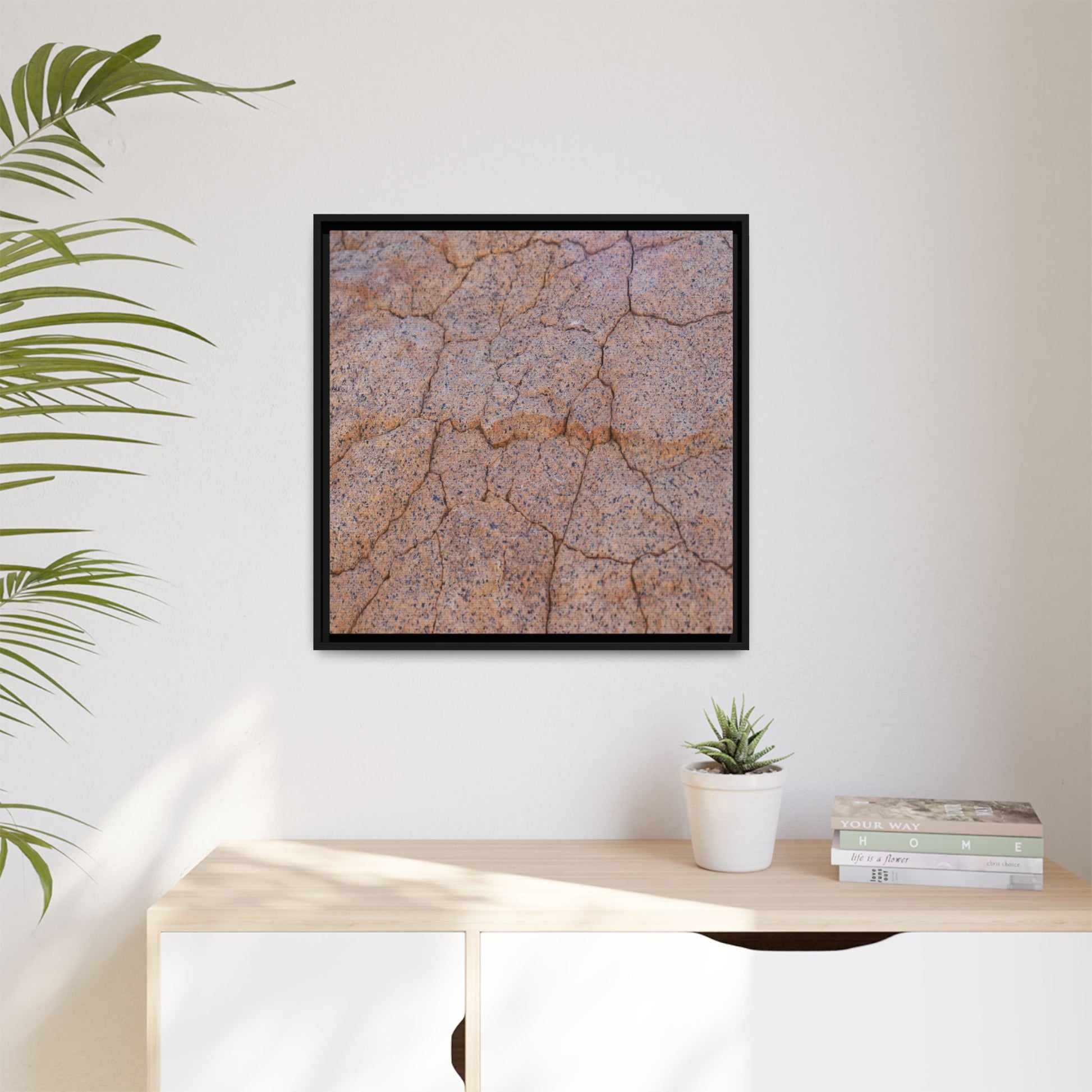 Fragmented Earth - Unique Stretched Canvas Wall Art - Art By Earth