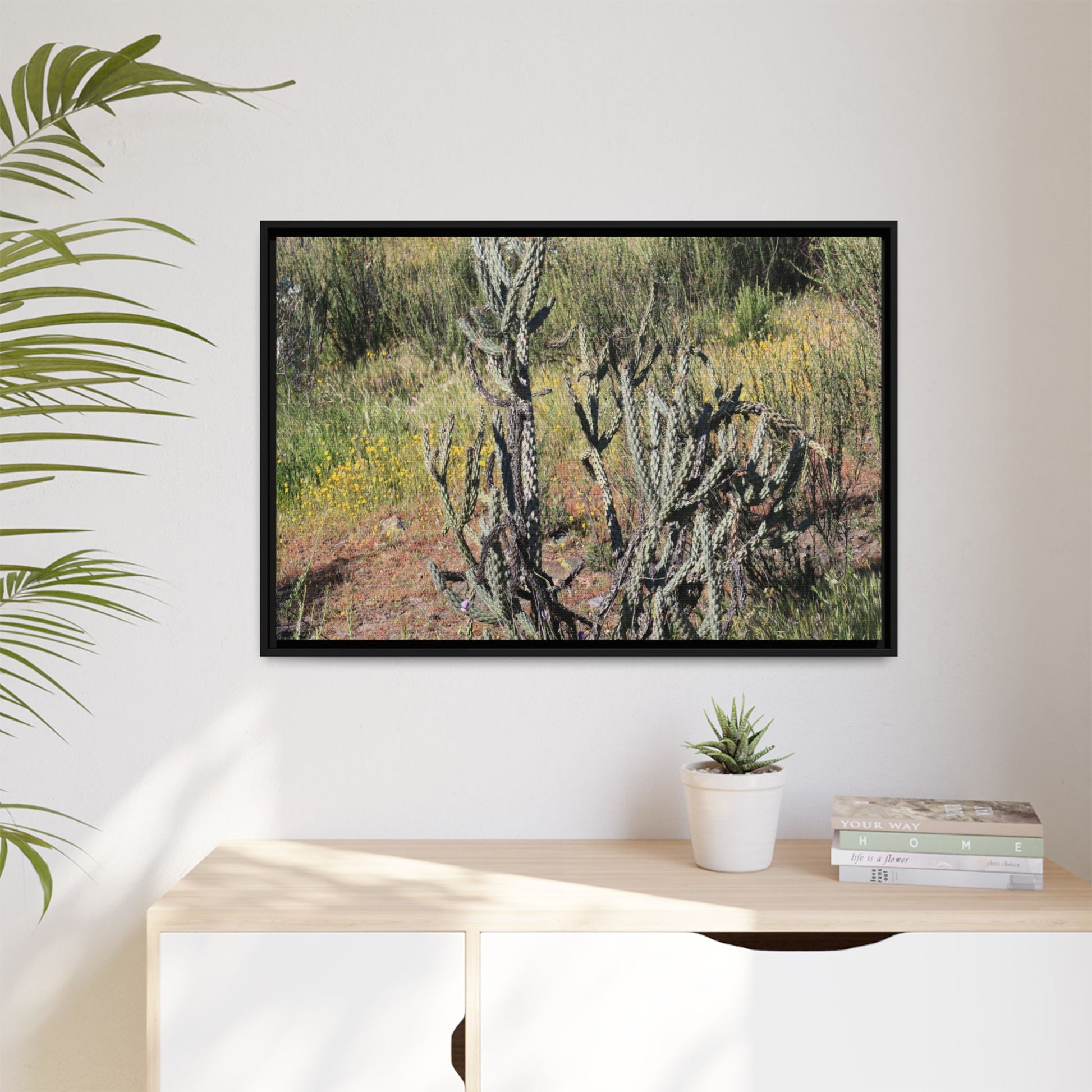 Wildflower Meadow - Unique Stretched Canvas Wall Art - Art By Earth
