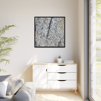 Granite Bubbles - Unique Stretched Canvas Wall Art - Art By Earth