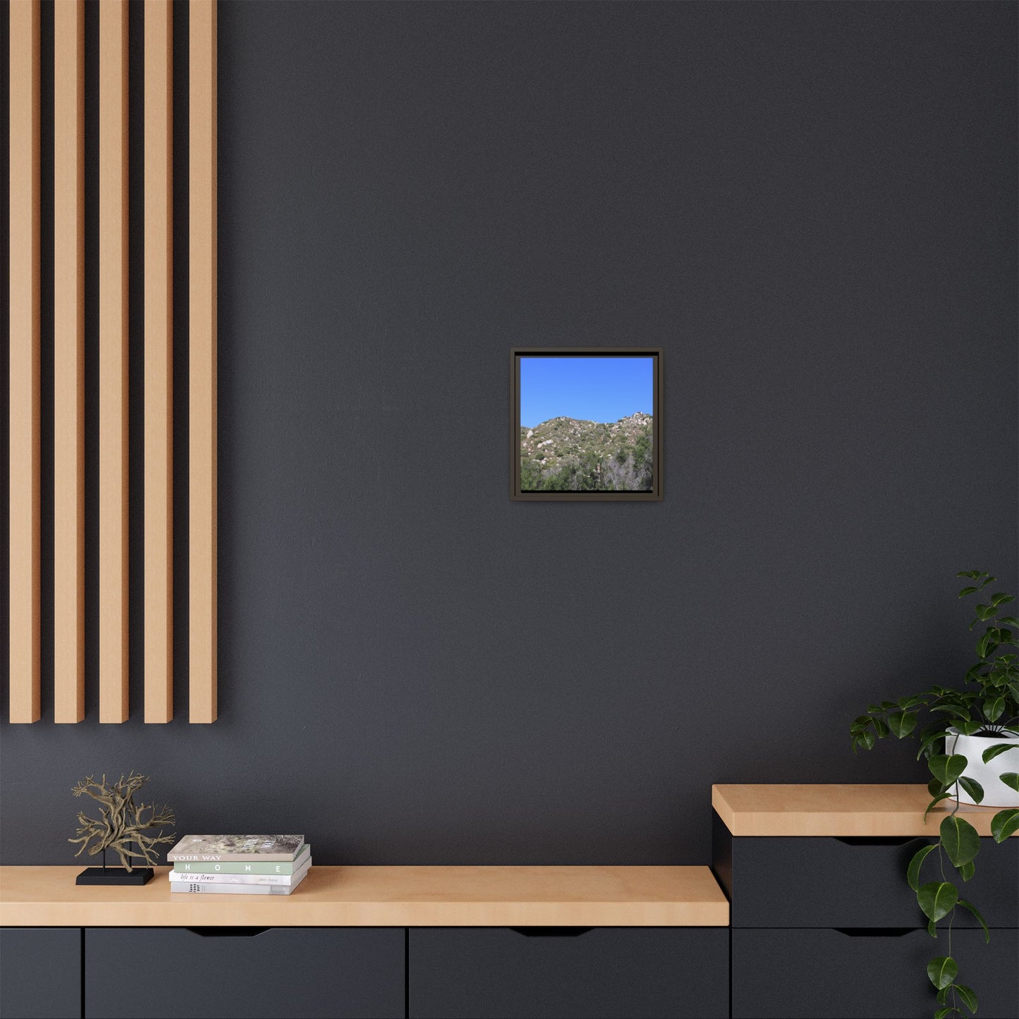 Sparse Vegetation - Unique Stretched Canvas Wall Art