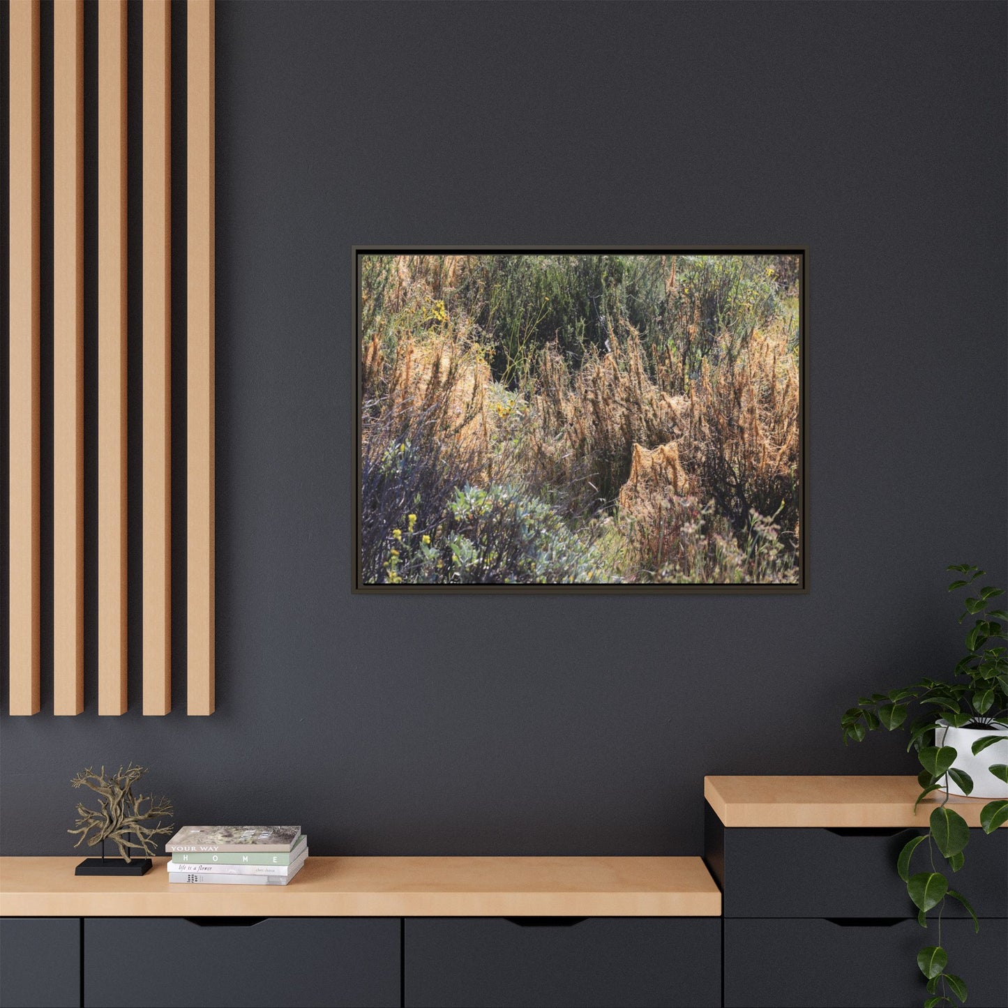 Drought-Stricken Landscape - Unique Stretched Canvas Wall Art - Art By Earth