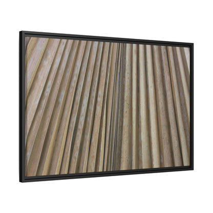 Wooden Whispers - Unique Stretched Canvas Wall Art - Art By Earth