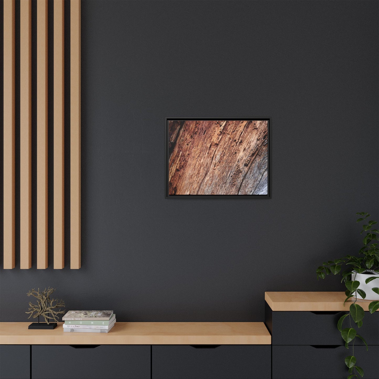 Time's Mark - Unique Stretched Canvas Wall Art - Art By Earth