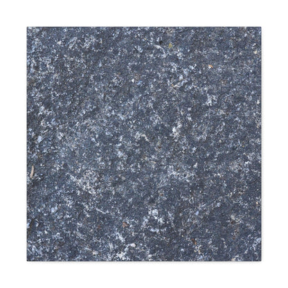 Frozen Whispers of Stone - Unique Frameless Canvas Wall Art - Art By Earth