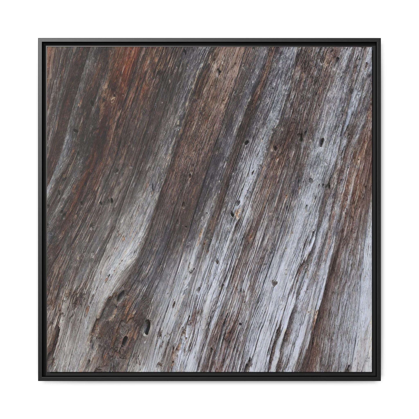Aged Timber Texture - Unique Stretched Canvas Wall Art - Art By Earth
