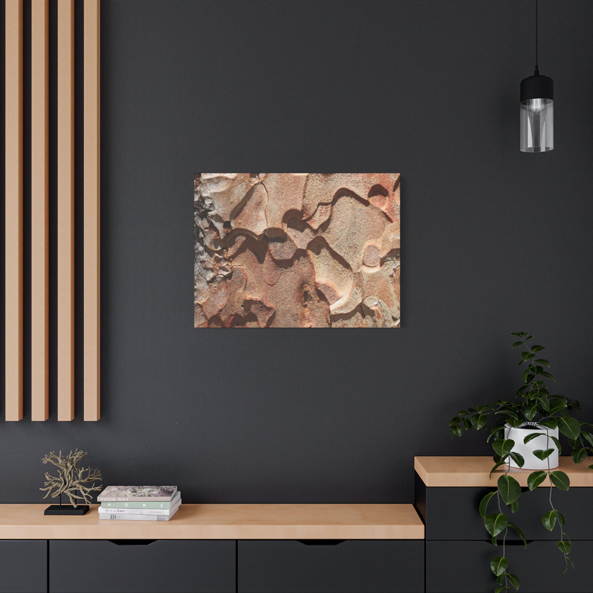 Terracotta Echoes - Unique Frameless Canvas Wall Art - Art By Earth