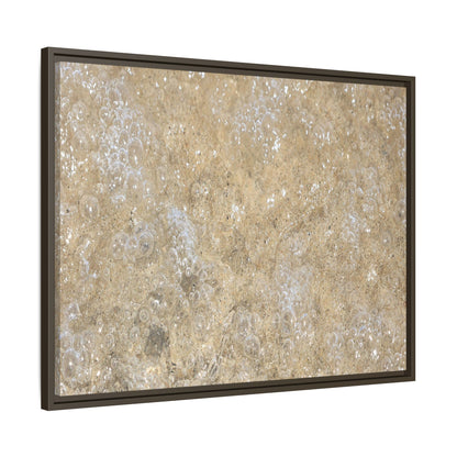 Bubbling Sand - Unique Stretched Canvas Wall Art - Art By Earth