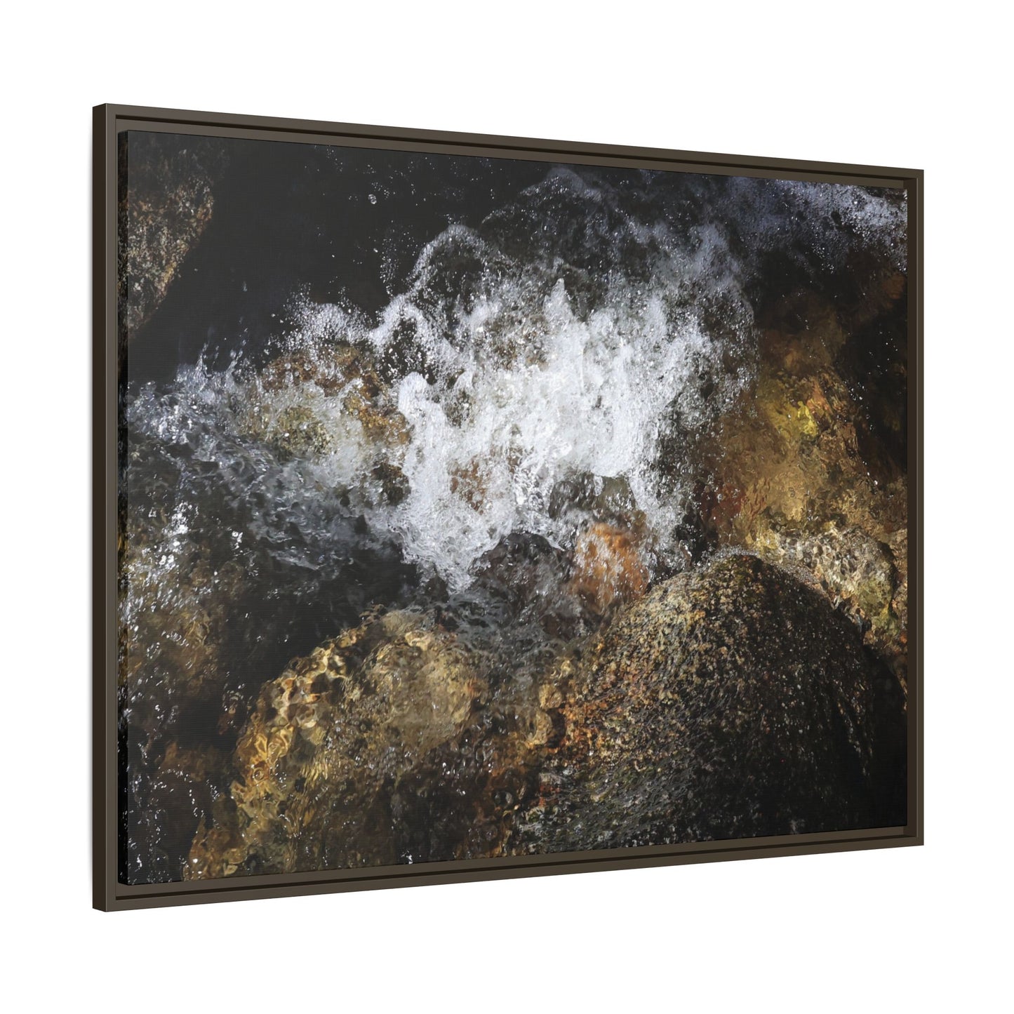 Cascading Momentum - Unique Stretched Canvas Wall Art - Art By Earth