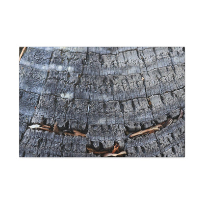 Time's Fractal Whispers - Unique Frameless Canvas Wall Art - Art By Earth