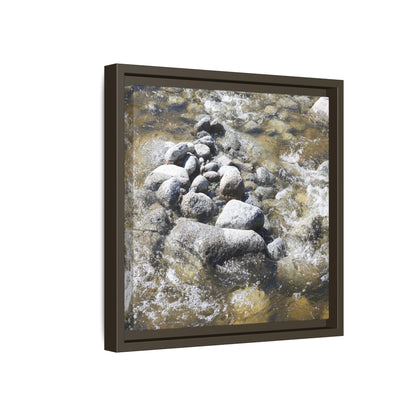 Mountain Stream Flow - Unique Stretched Canvas Wall Art - Art By Earth