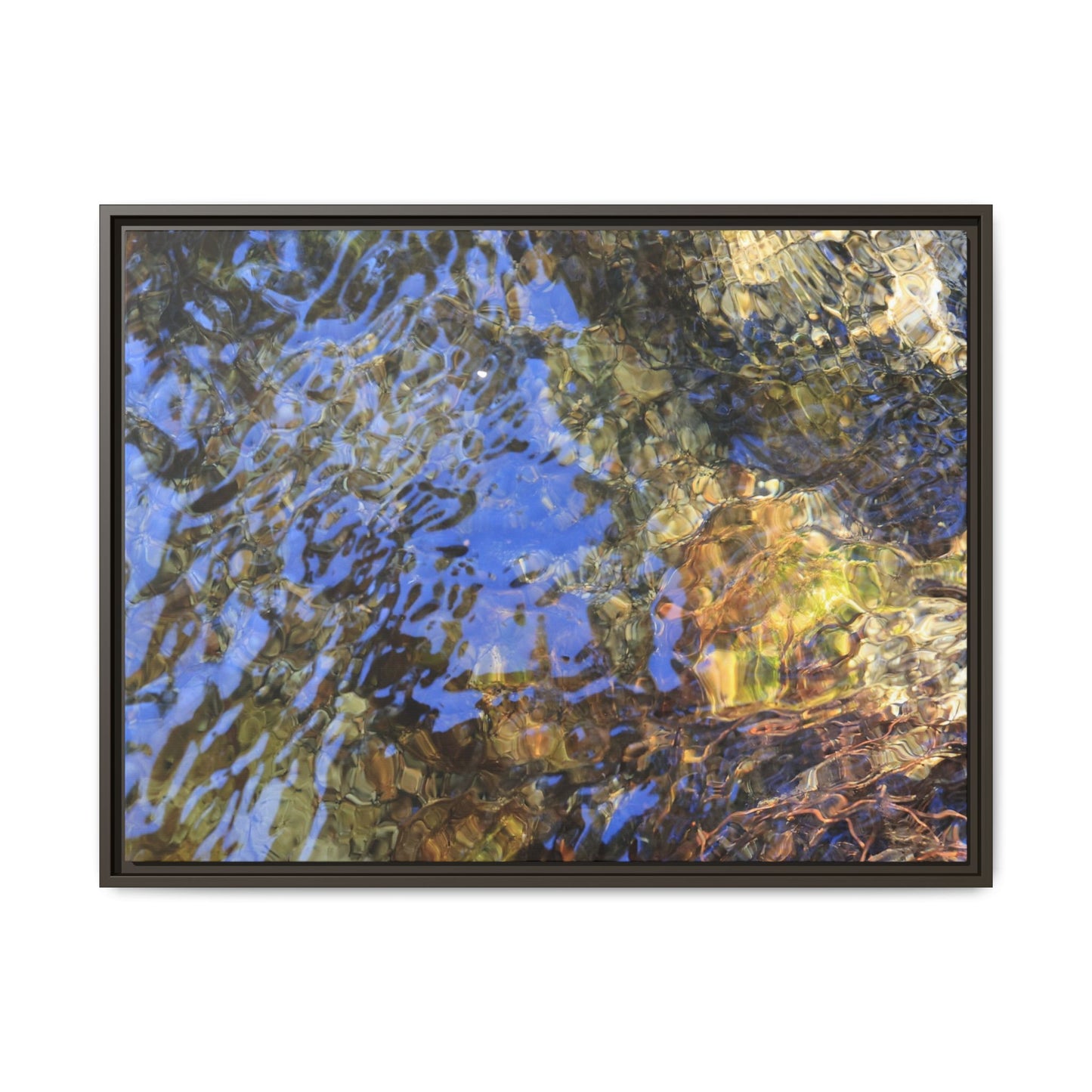 Watery Kaleidoscope - Unique Stretched Canvas Wall Art - Art By Earth