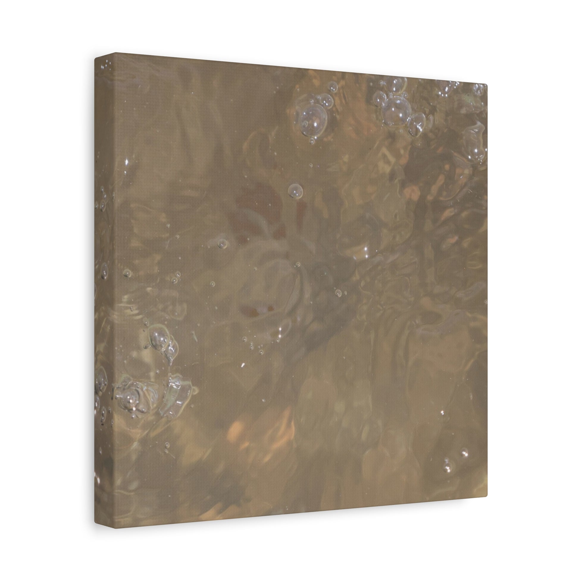 Echoes of Liquid Gold - Unique Frameless Canvas Wall Art - Art By Earth