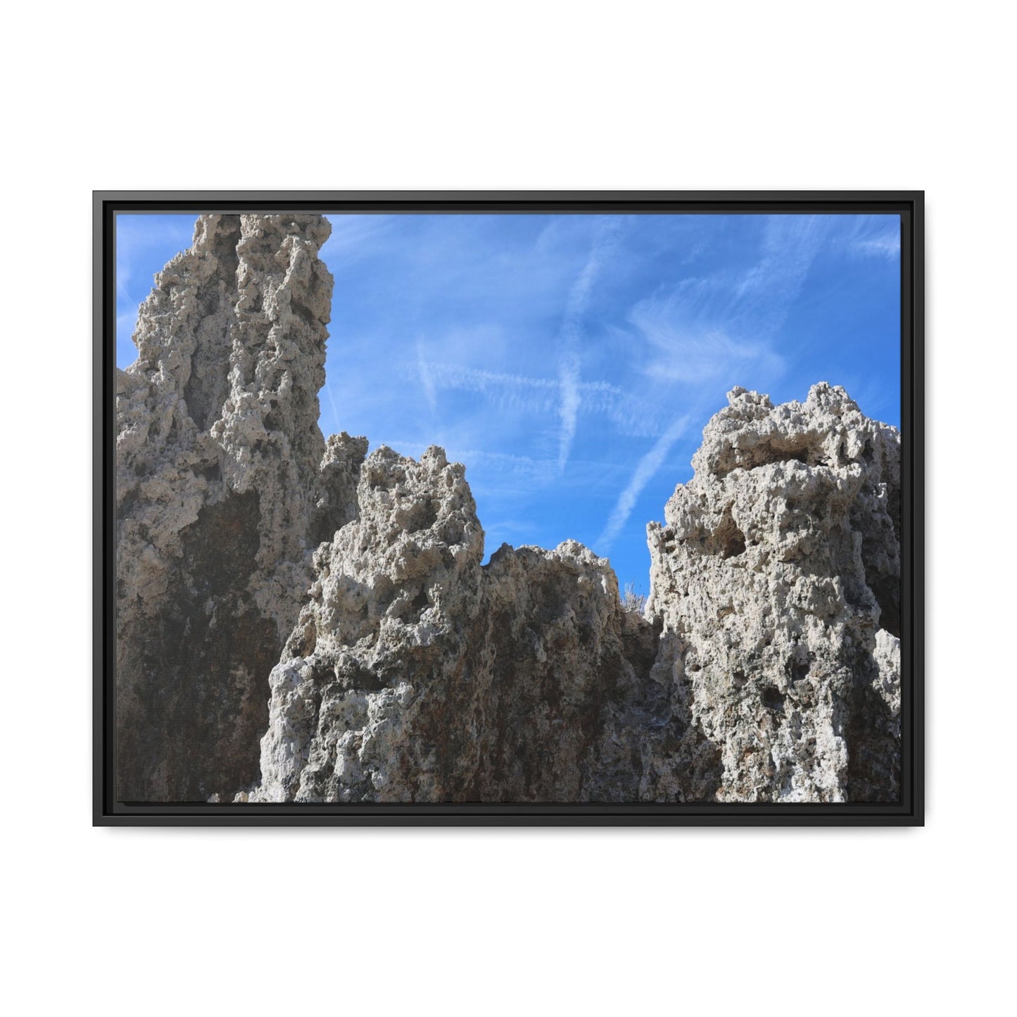 Weathered Sentinels - Unique Stretched Canvas Wall Art