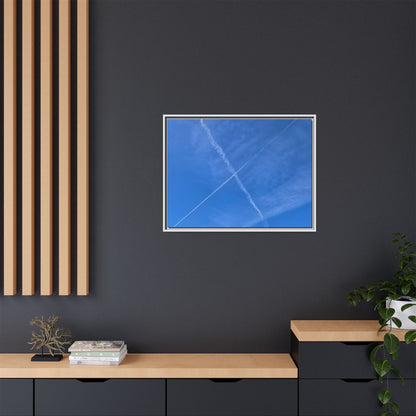 Sky Crossroads - Unique Stretched Canvas Wall Art - Art By Earth