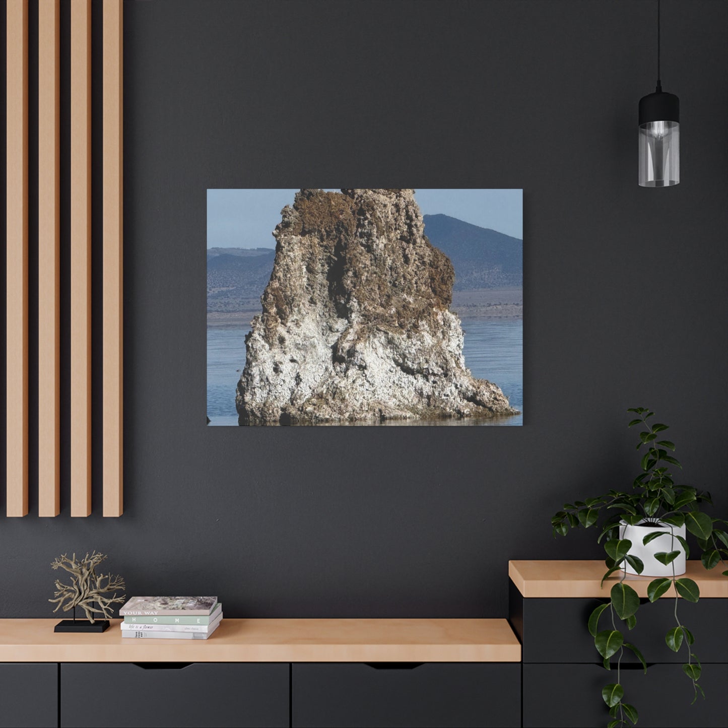 Monolith of Stillness - Unique Frameless Canvas Wall Art