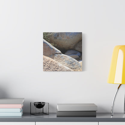 Rocky Shelter - Unique Frameless Canvas Wall Art