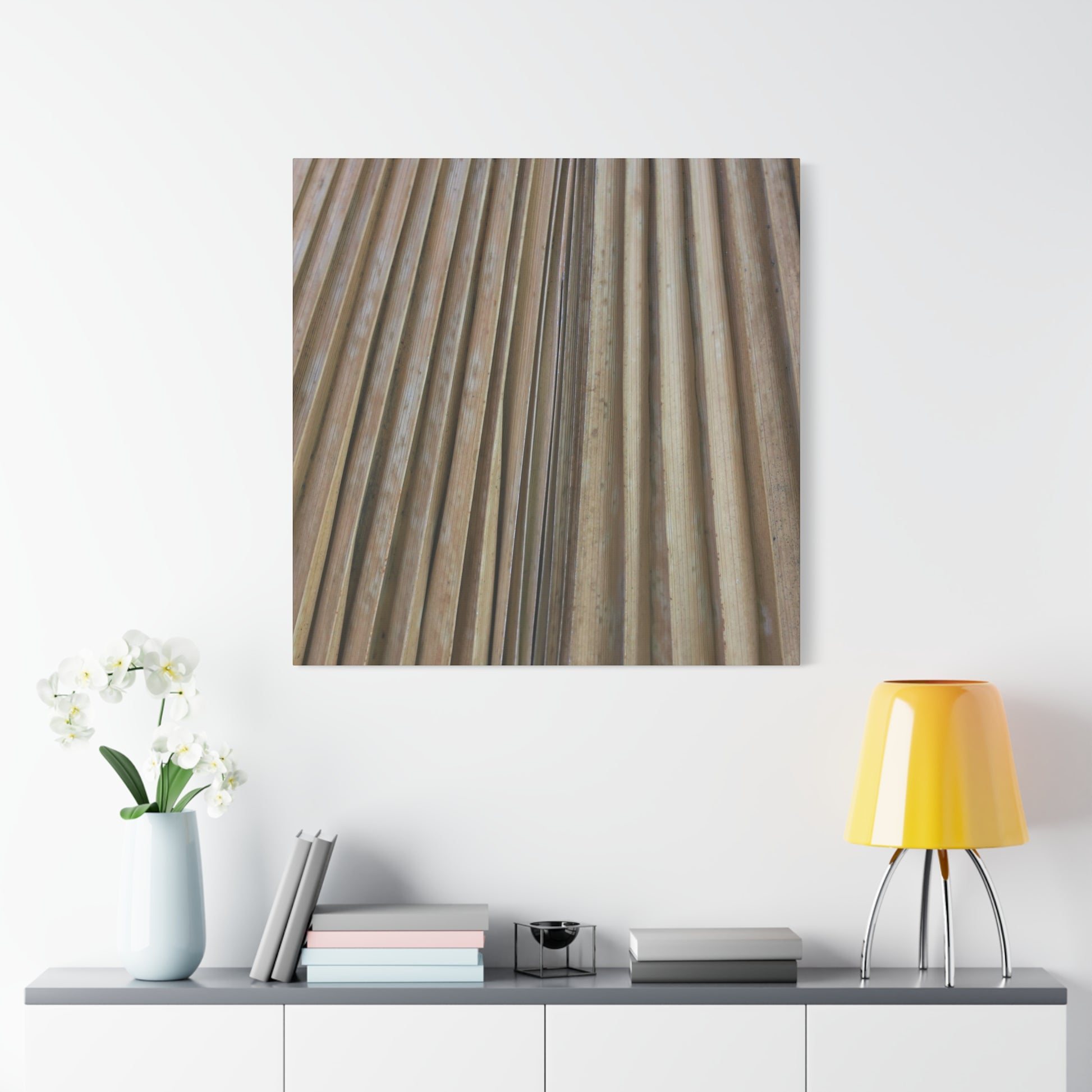 Linear Rhythm - Unique Frameless Canvas Wall Art - Art By Earth
