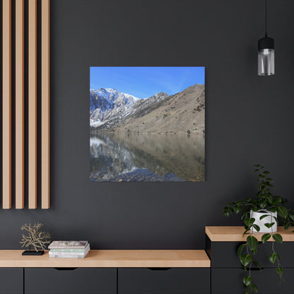 Reflection of Silence - Unique Frameless Canvas Wall Art