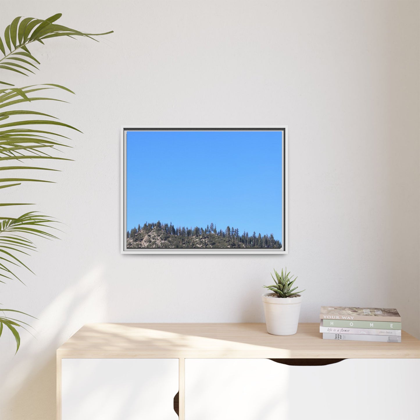 Blue Silence - Unique Stretched Canvas Wall Art