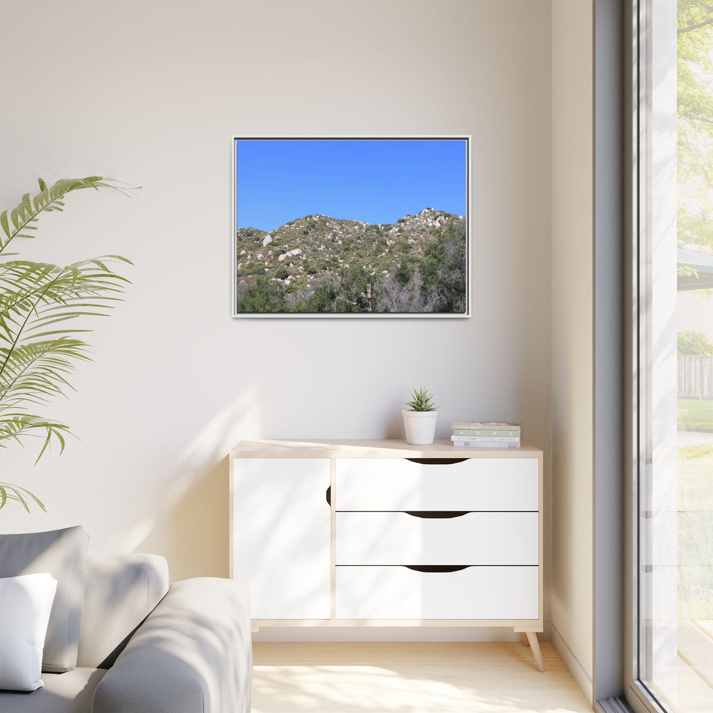 Sparse Vegetation - Unique Stretched Canvas Wall Art
