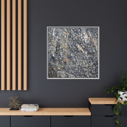 Crystalline Echoes - Unique Stretched Canvas Wall Art - Art By Earth