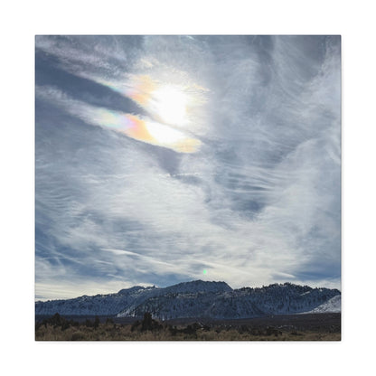 Whispers of Mountain Solitude - Unique Frameless Canvas Wall Art