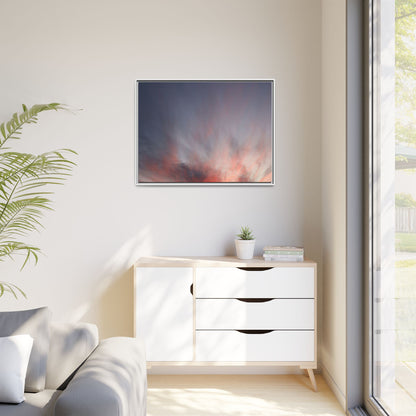 Celestial Blaze - Unique Stretched Canvas Wall Art - Art By Earth