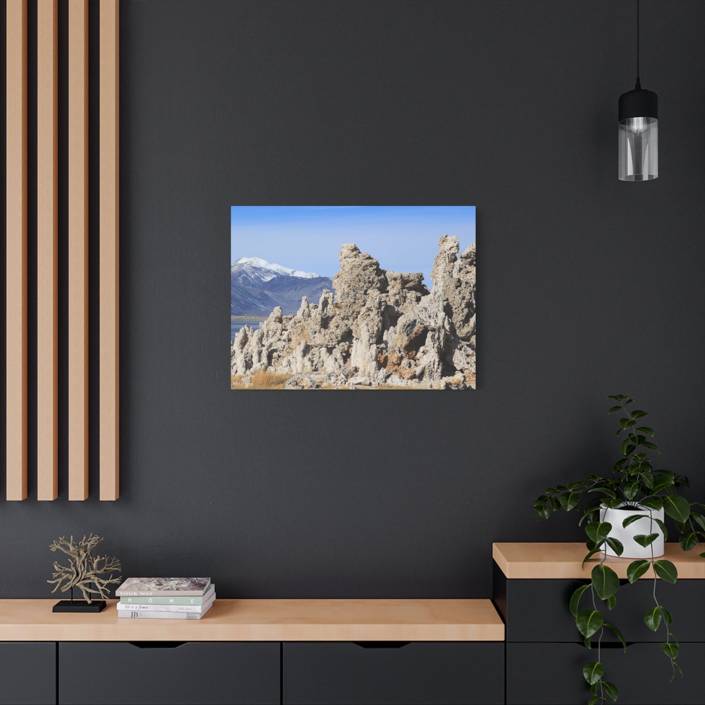 Tufa Towers of Mono Lake - Unique Frameless Canvas Wall Art