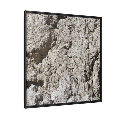 Weathered Stone Whispers - Unique Stretched Canvas Wall Art