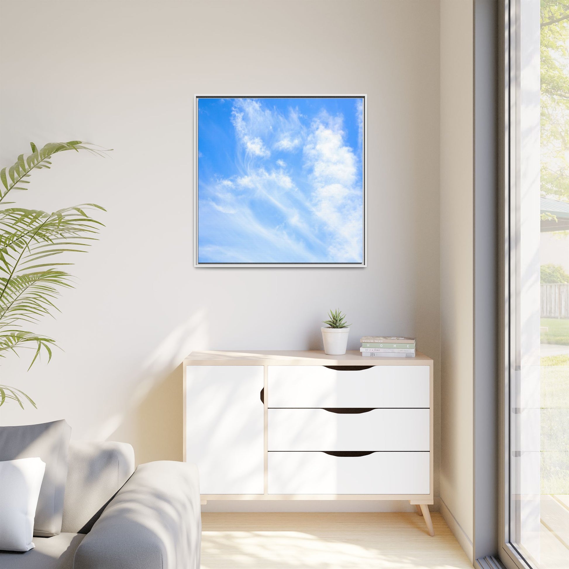 Azure Dreaming - Unique Stretched Canvas Wall Art - Art By Earth