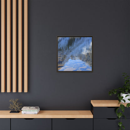 Reflected Stones - Unique Stretched Canvas Wall Art