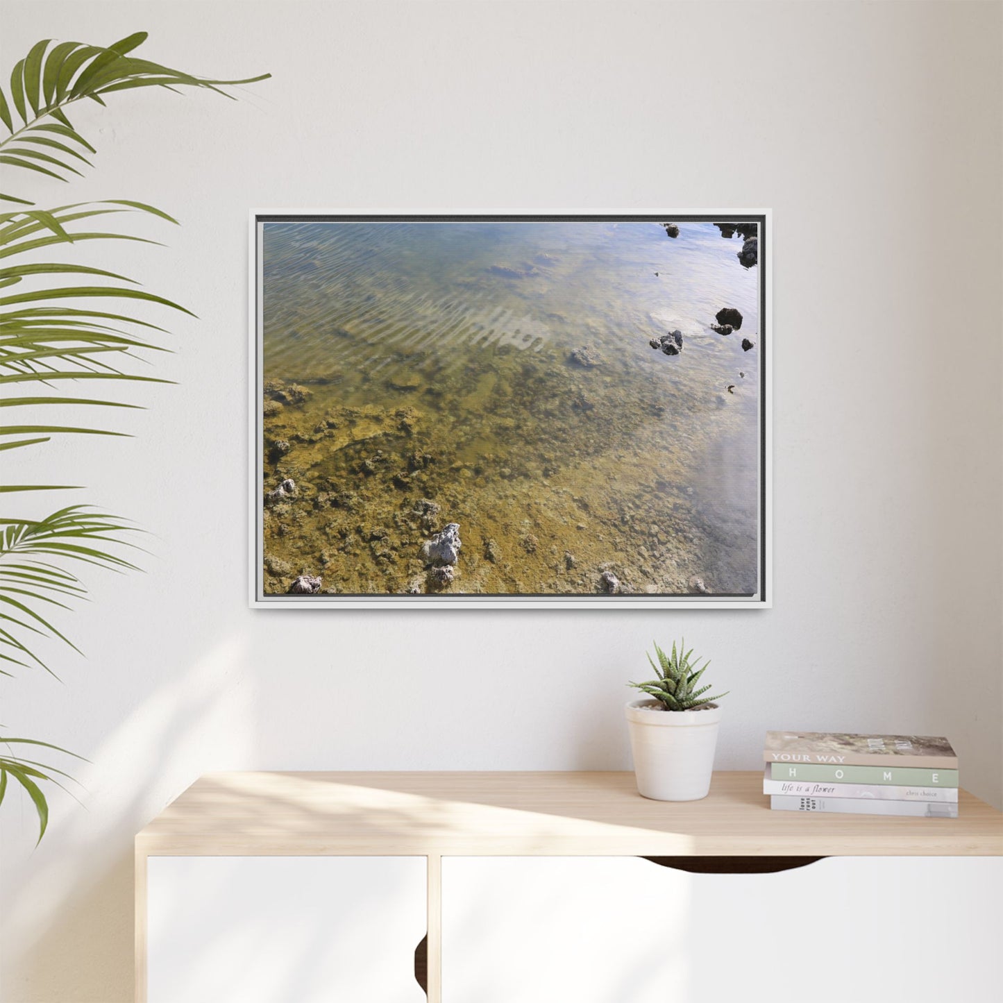 Ripples of Stone - Unique Stretched Canvas Wall Art
