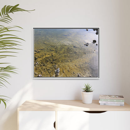 Ripples of Stone - Unique Stretched Canvas Wall Art