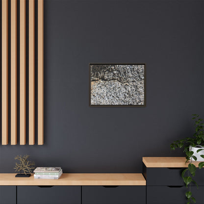 Weathered Stone Surface - Unique Stretched Canvas Wall Art