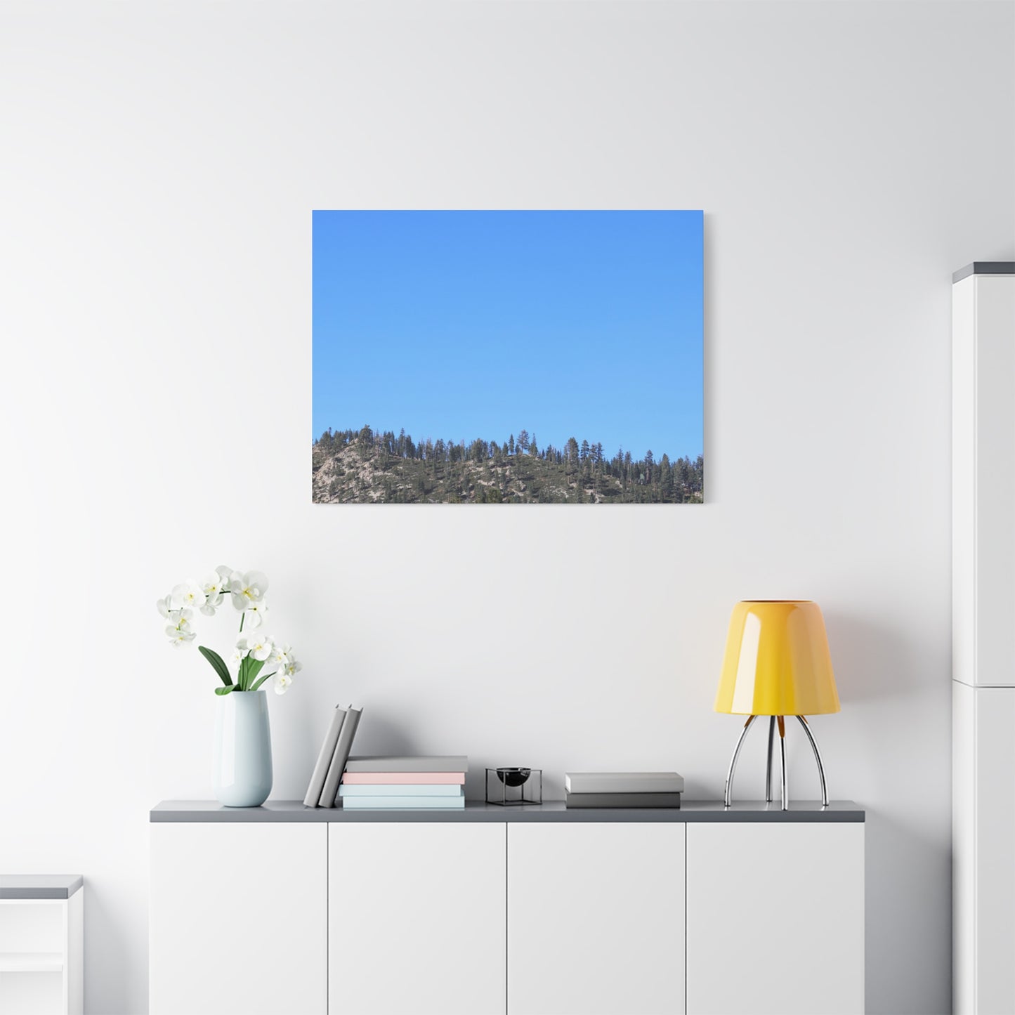 Mountain's Quiet Breath - Unique Frameless Canvas Wall Art
