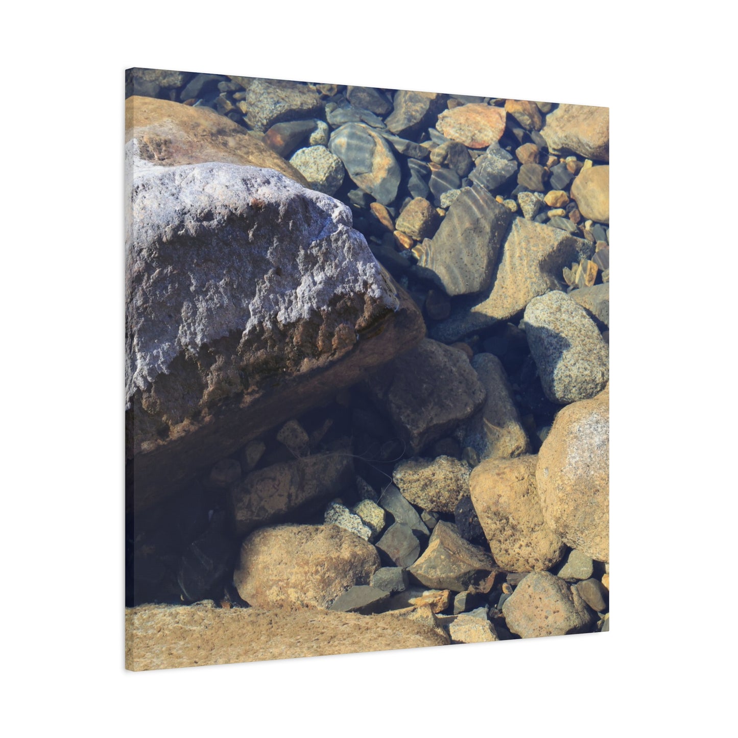 Lithic Symphony - Unique Frameless Canvas Wall Art