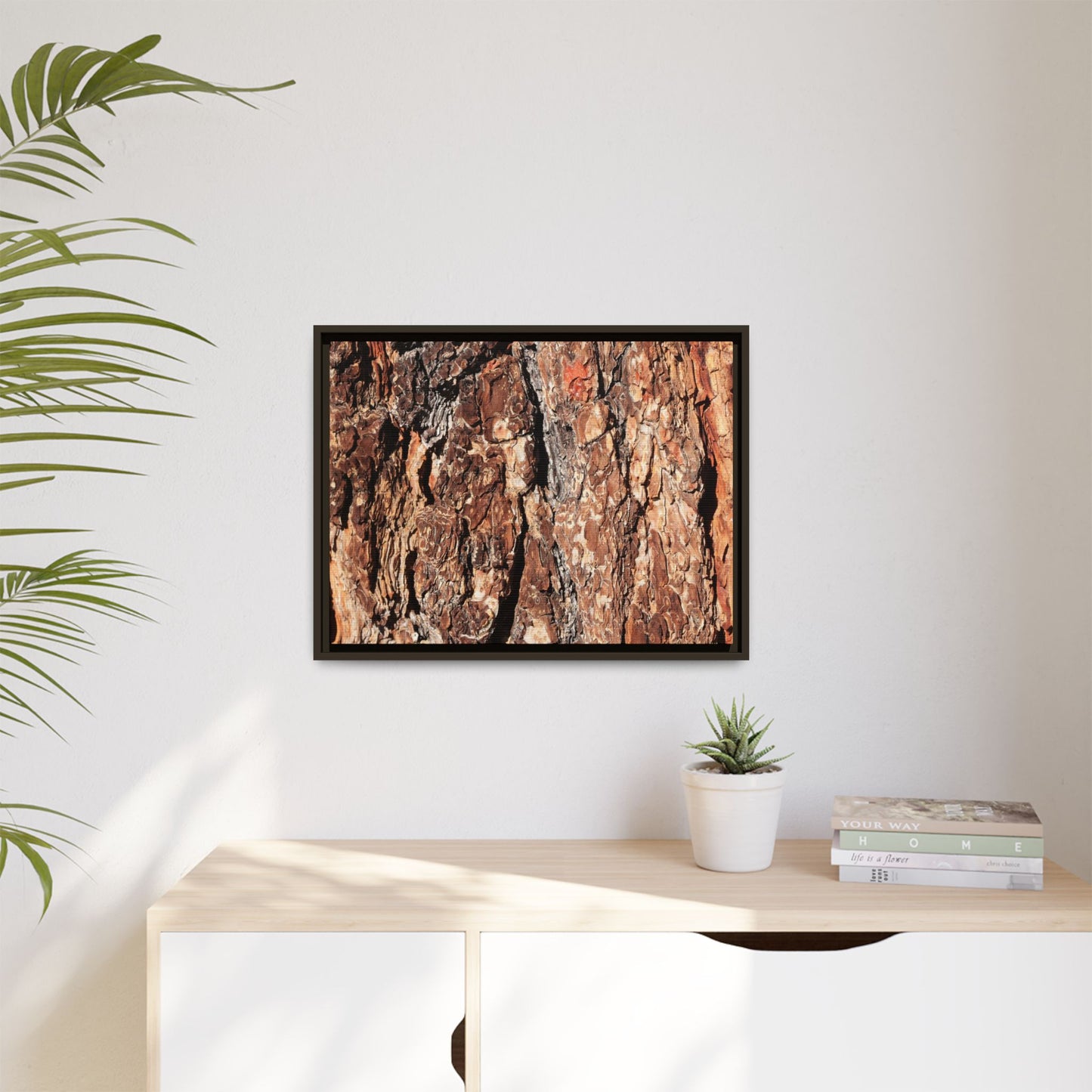 Nature's Rugged Canvas - Unique Stretched Canvas Wall Art