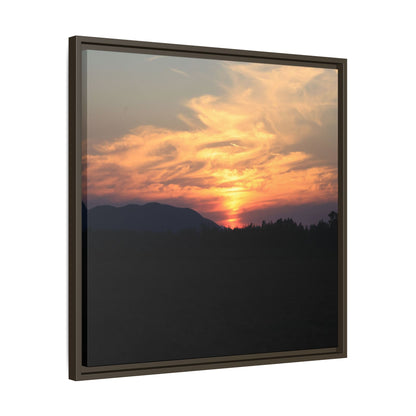Gilded Horizon - Unique Stretched Canvas Wall Art - Art By Earth