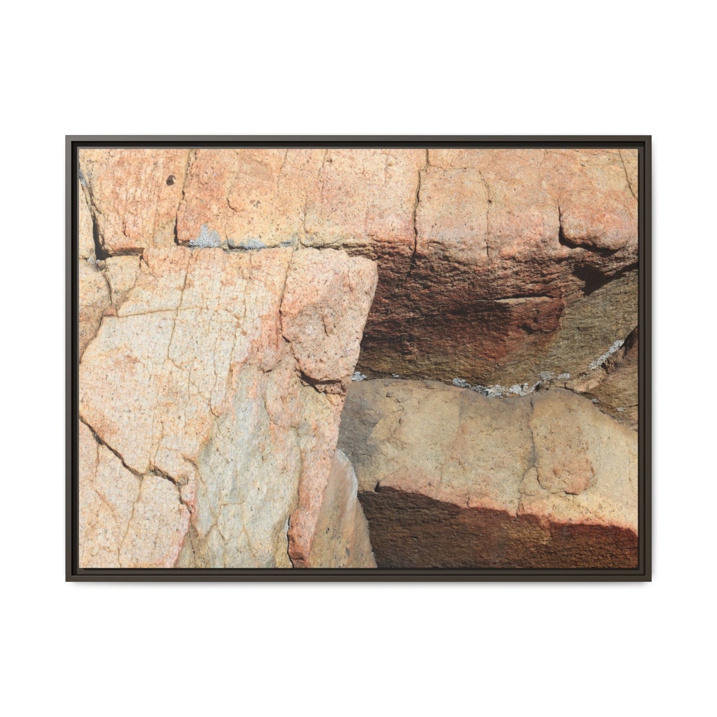 Fractured Stone - Unique Stretched Canvas Wall Art - Art By Earth