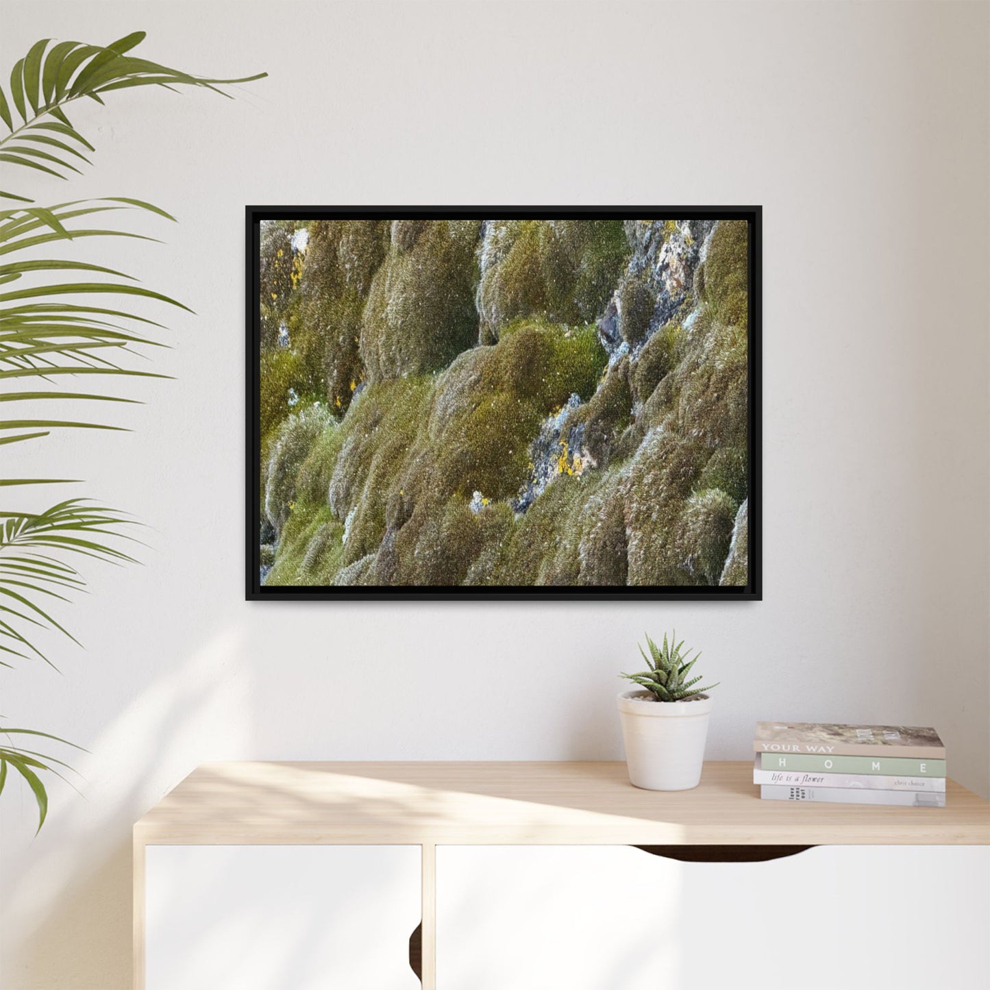 Moss Symphony - Unique Stretched Canvas Wall Art