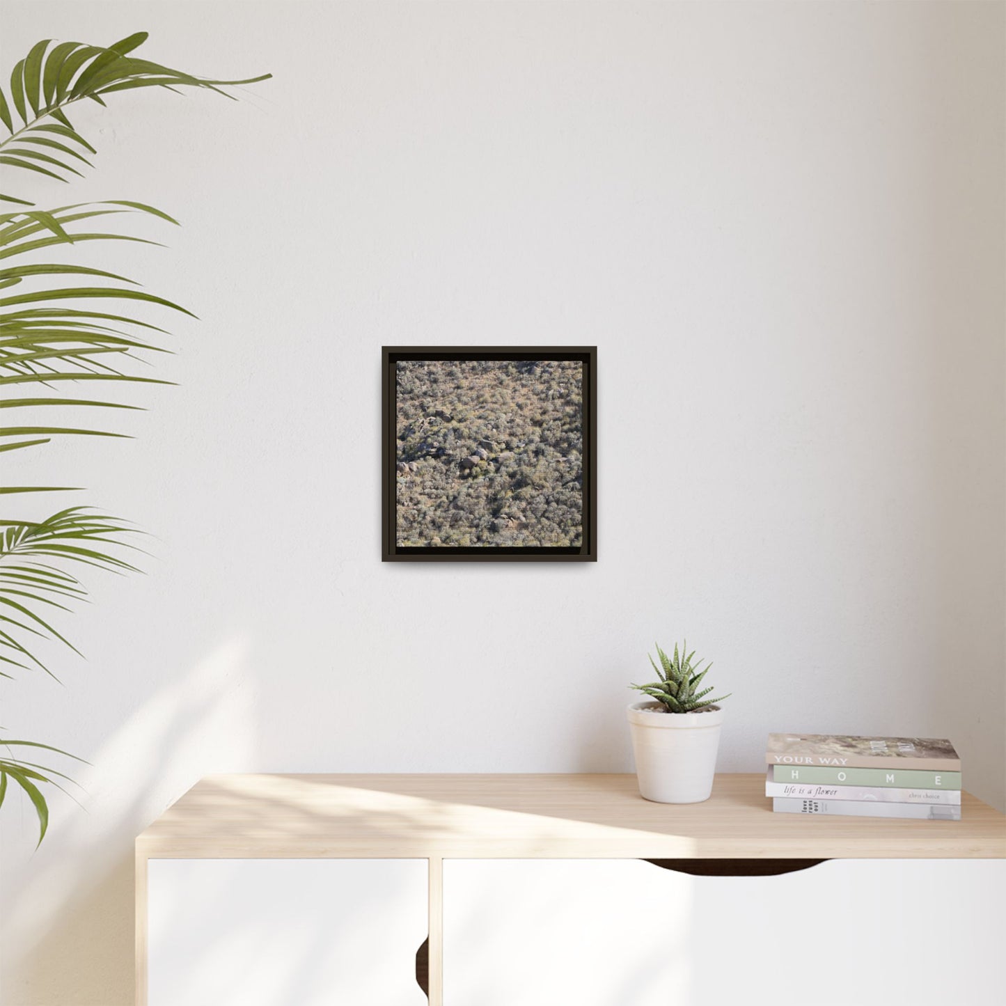 Arid Terrain Study - Unique Stretched Canvas Wall Art - Art By Earth