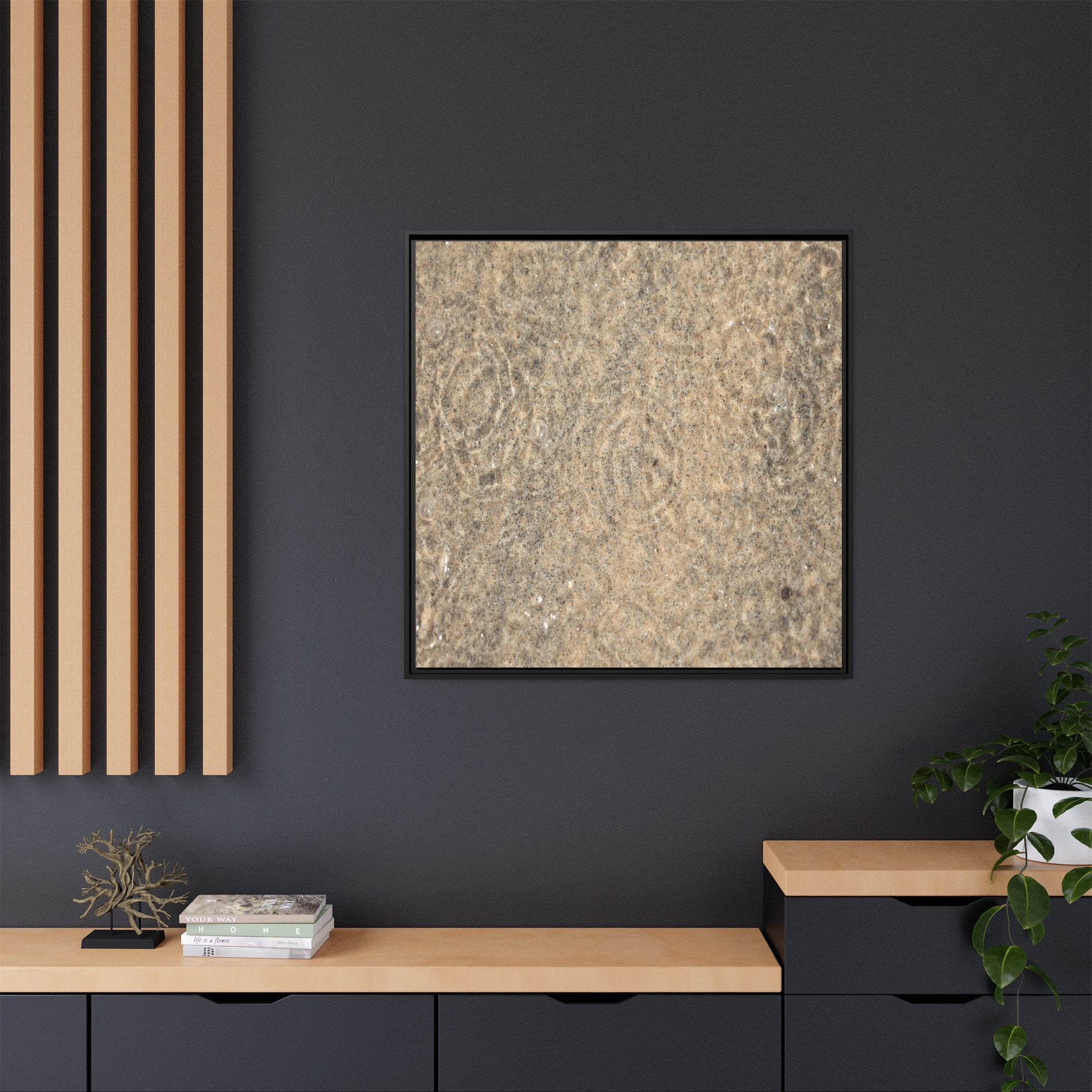 Whispers of Sand - Unique Stretched Canvas Wall Art - Art By Earth