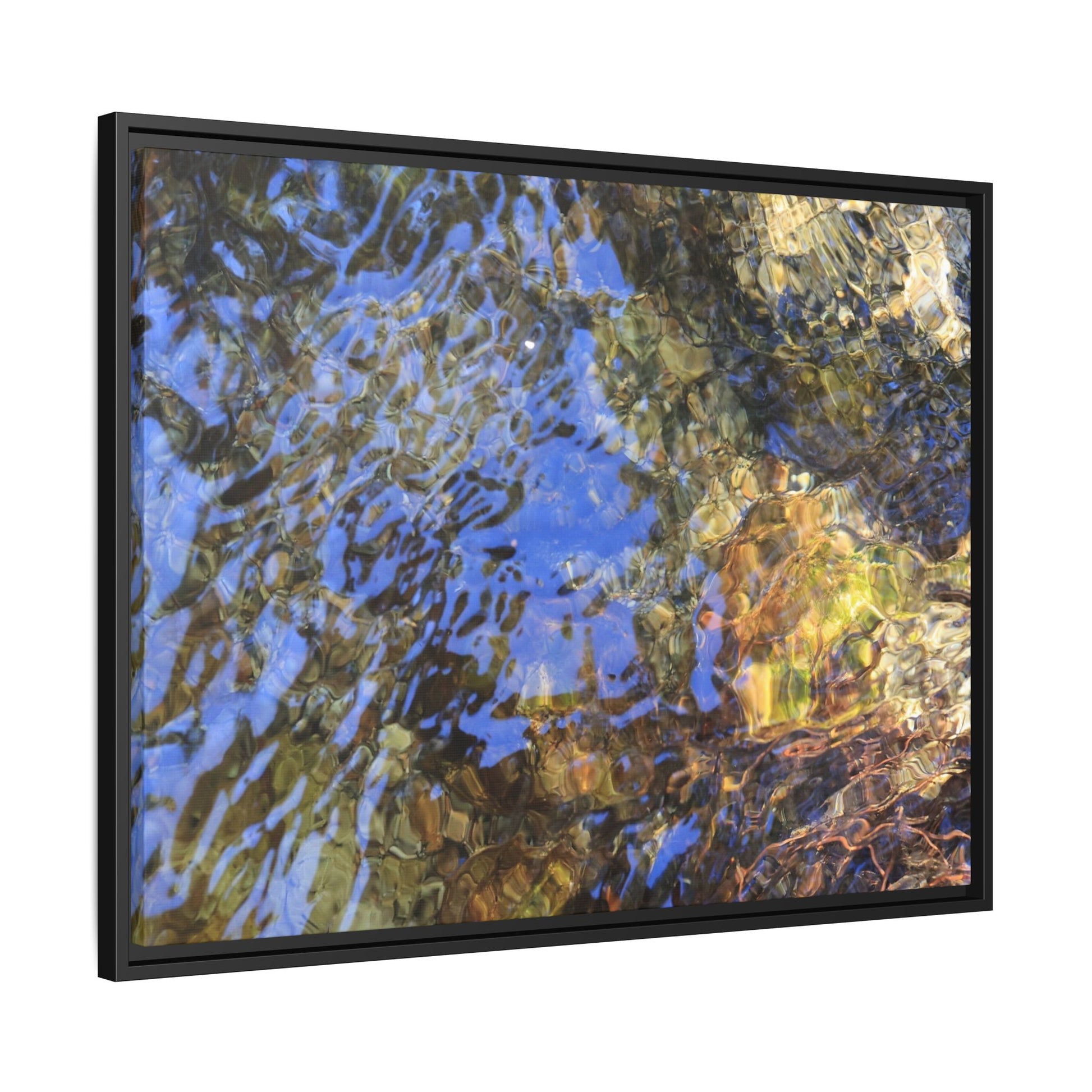 Watery Kaleidoscope - Unique Stretched Canvas Wall Art - Art By Earth