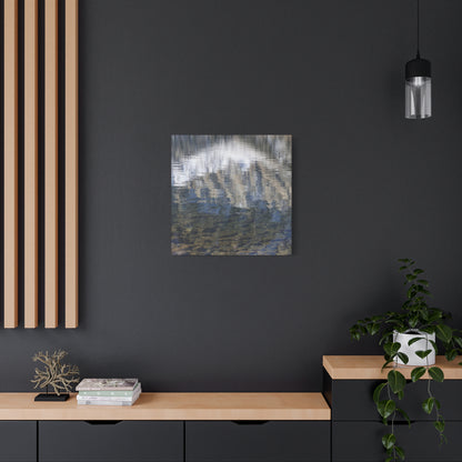 Ripples of Reflection - Unique Frameless Canvas Wall Art